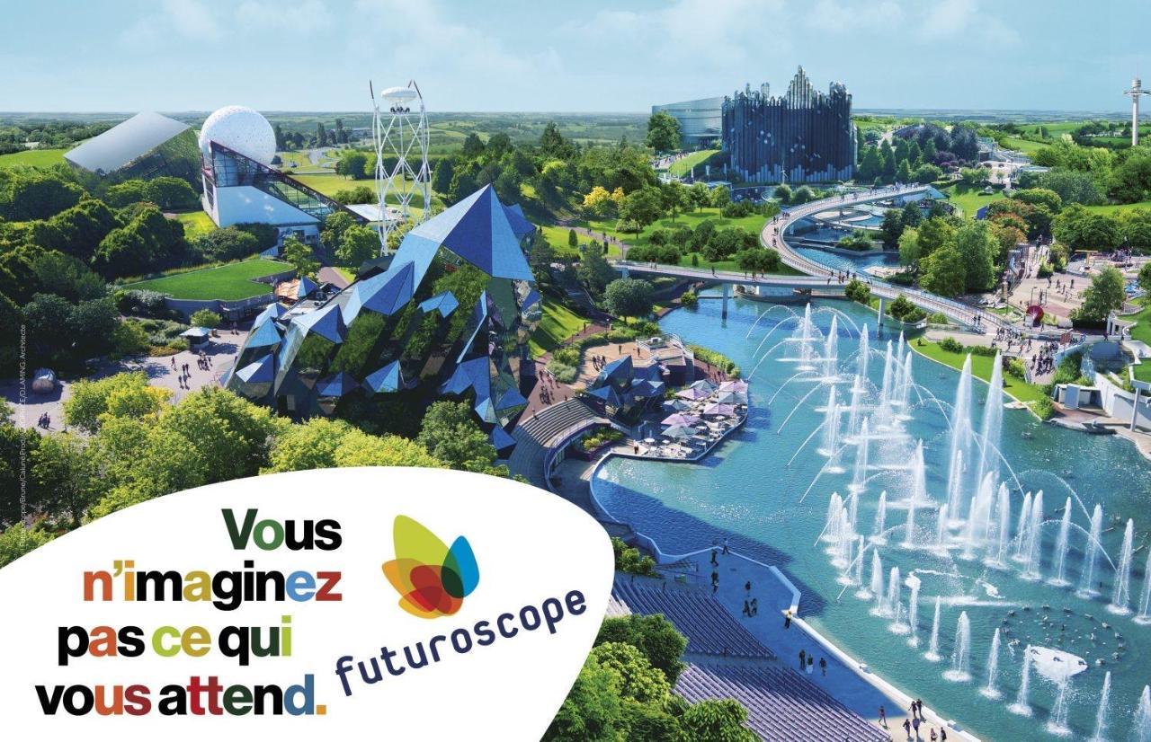 Loveyou Villalunoterie Futuroscope Piscine Spa 4Pers Oyre Exteriér fotografie